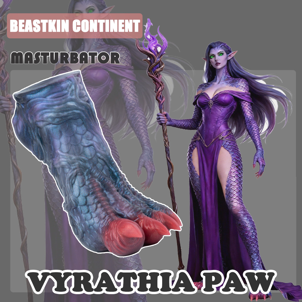 Fantasy Male Masturbators Simulated Monster Paws Shape Single Channel Sex Toys