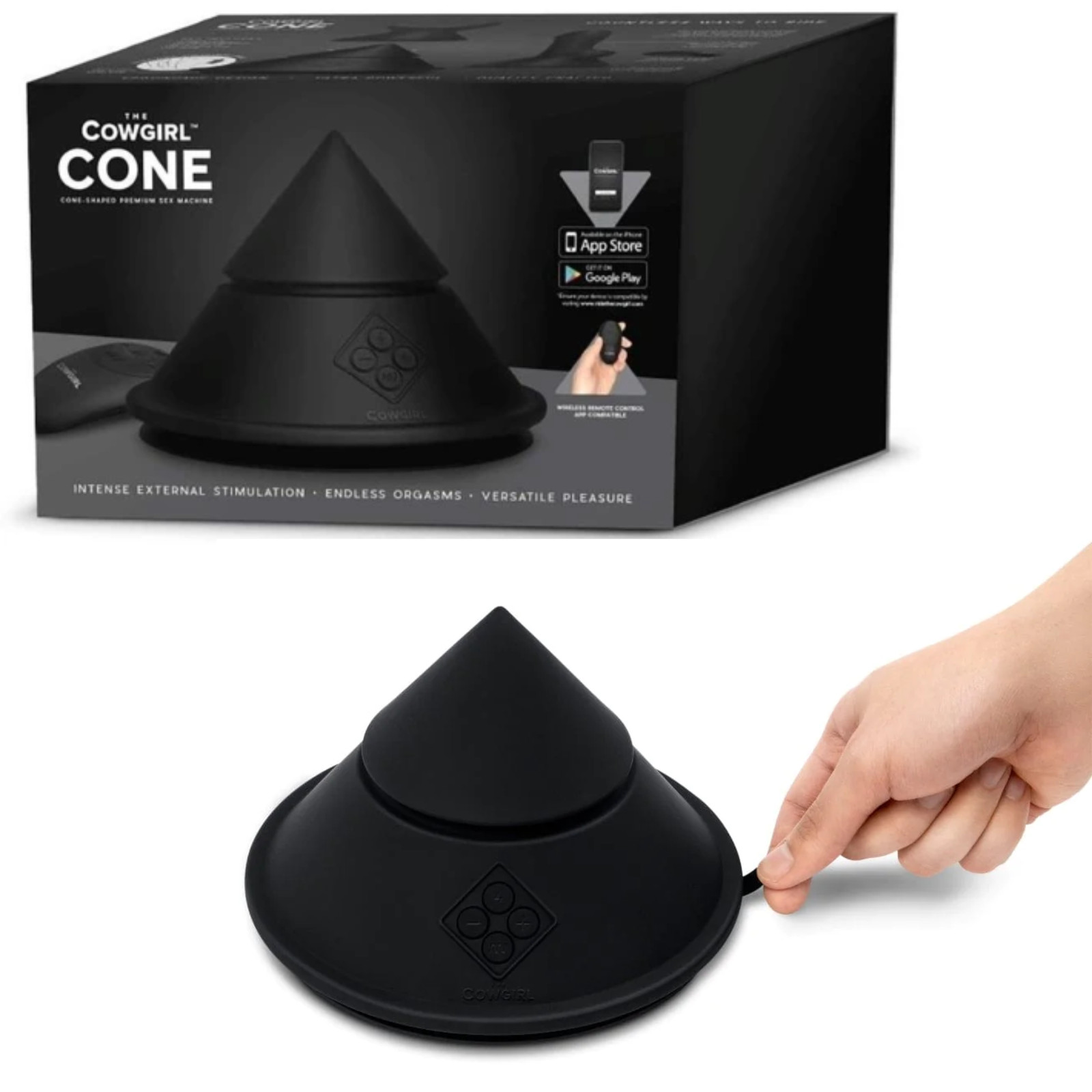 Remote App Controlled Premium Silicone Sex Machine Vibrating Stimulator Sex Toy