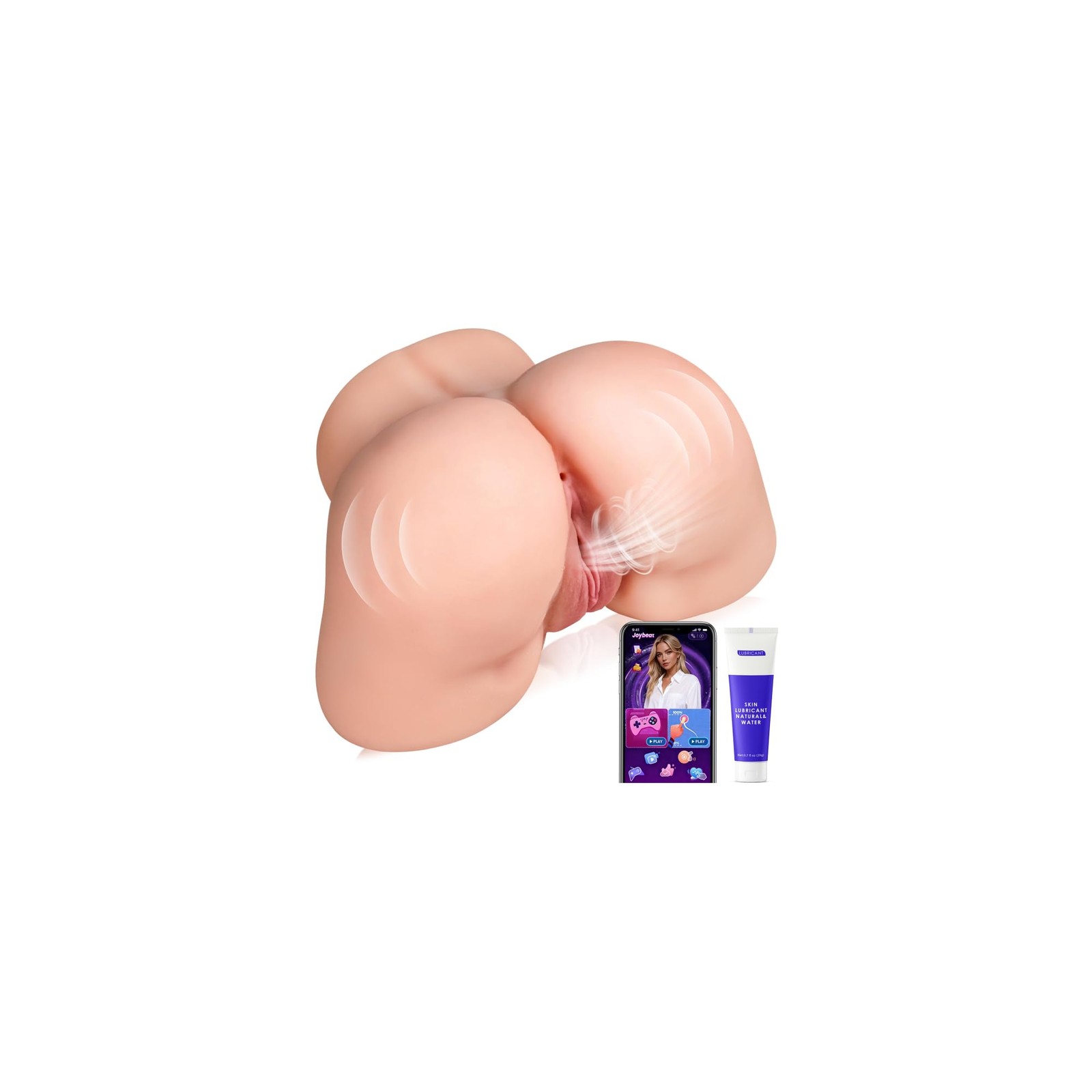 BIG SHOCKED AI Sync Vibrating Sex Doll Male Toy for 6.6 Pound, Skin Color
