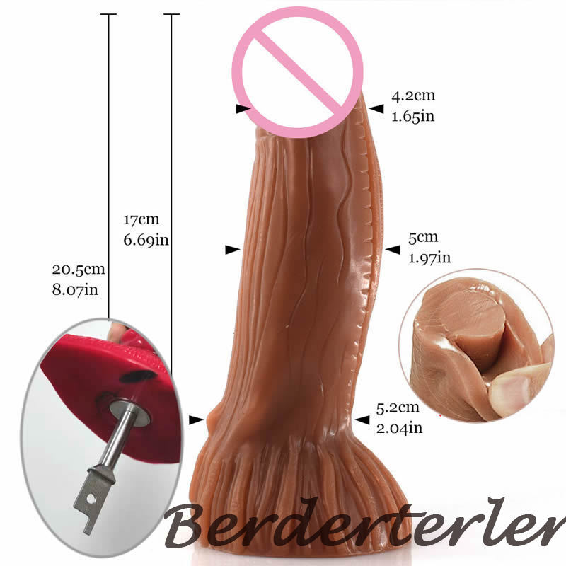 DIY Accessories Double-layer Silicone Dildos Fits Reciprocating Saws Sex Machine