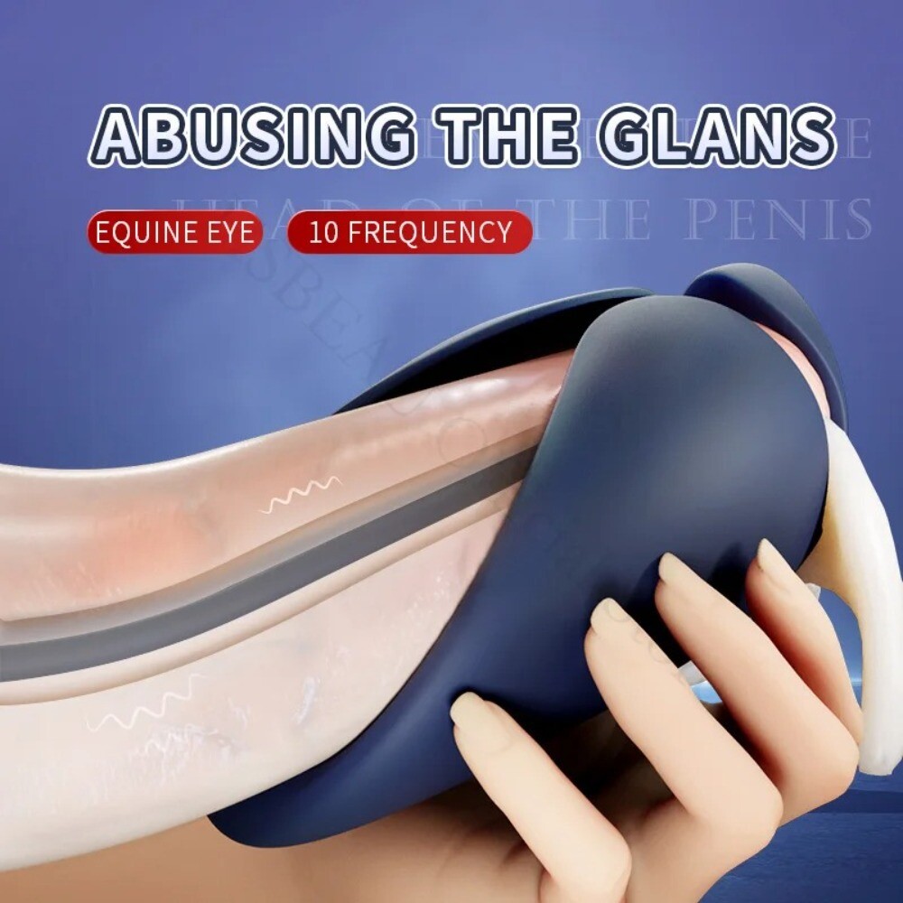 Automatic Vibrating Penis Massager Glans Trainer Vibrator Urethral Plug Sex Toys
