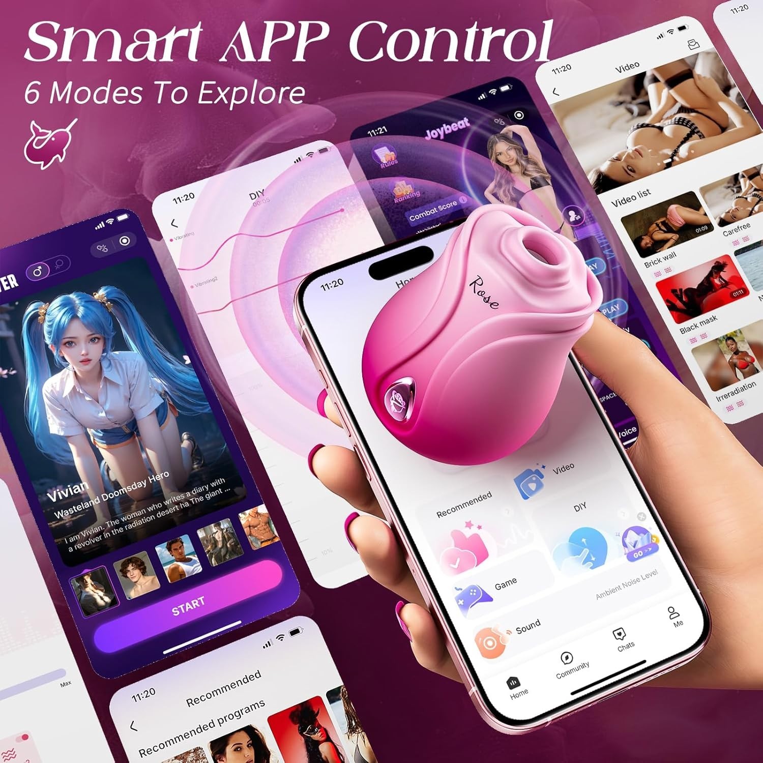Sex Toy Sucking Vibrator – Womens Sex Toys Adult Toy with 10 Sucking&Vibrating B