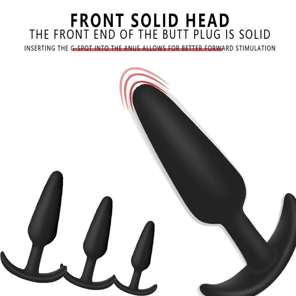 3pcs Silicone Sex Toys Dildo Anal Butt Plug for Women Men Prostate Massager BDSM