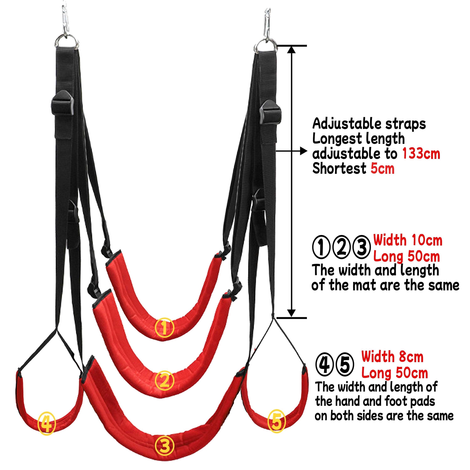 Sex Swing for Adult Sex Toy Couple BDSM Sex Swing Hanging Door Restraint Bondage