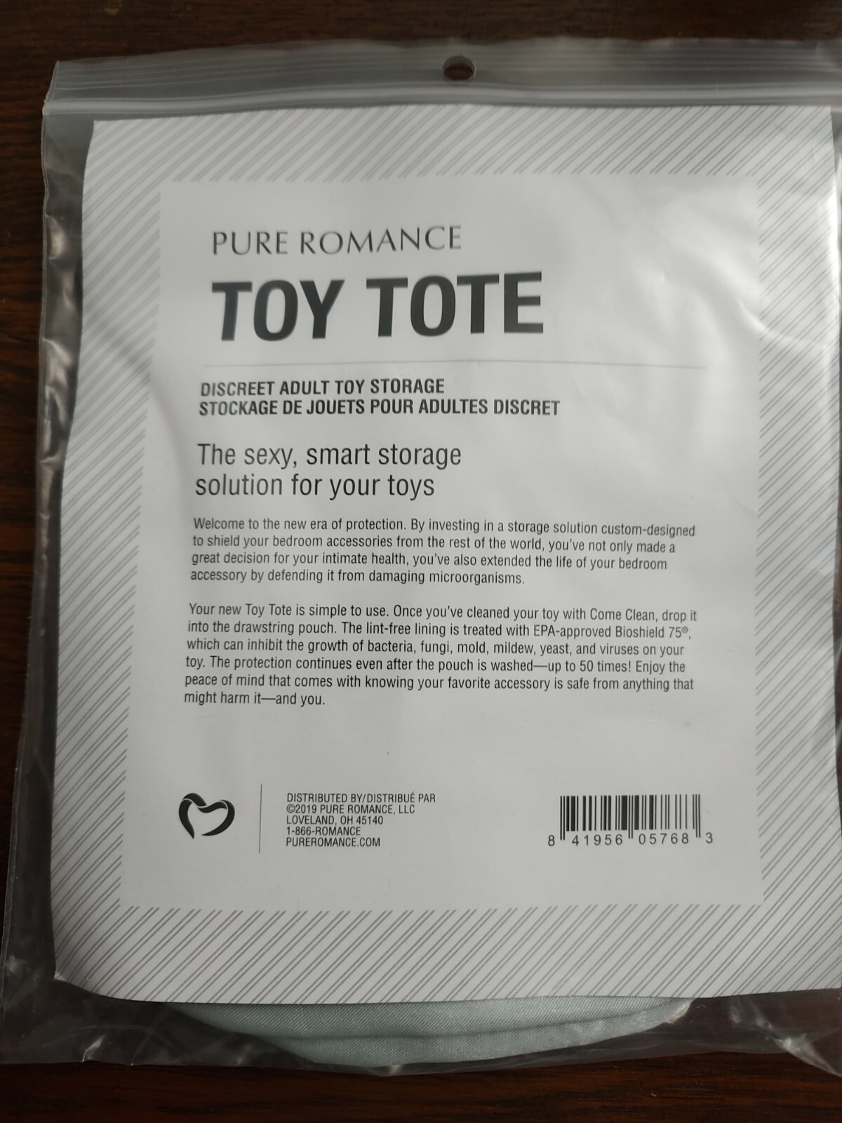 Pure Romance Silver Toy Tote – Toy Storage