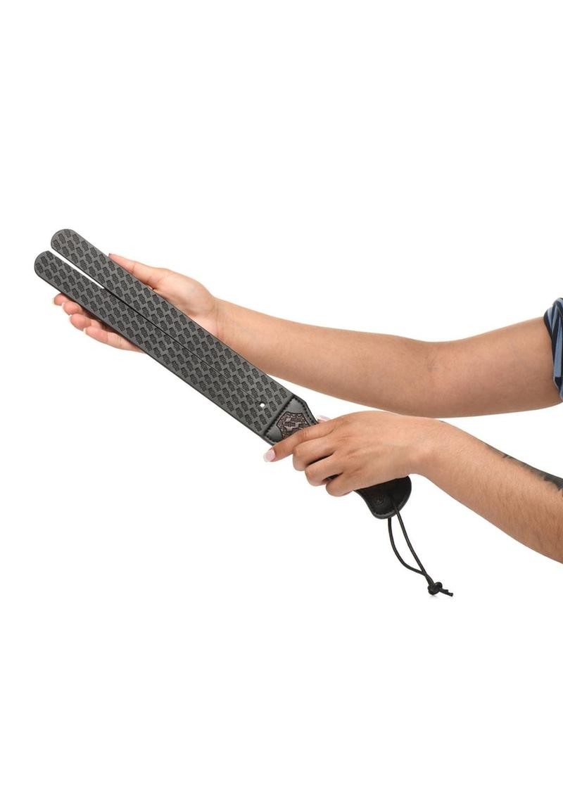 Strict Scottish Tawse Whip – Black/Brown