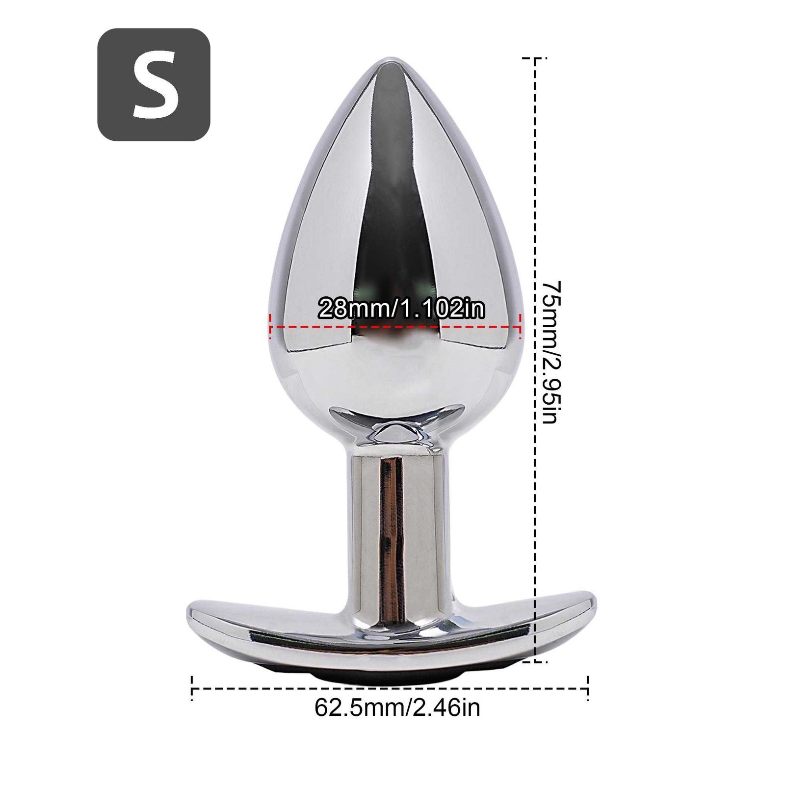 Sex Toy Anal Butt Plug G-Spot VIBRATOR /Silicone Anal Stopper Adult Toy Massager