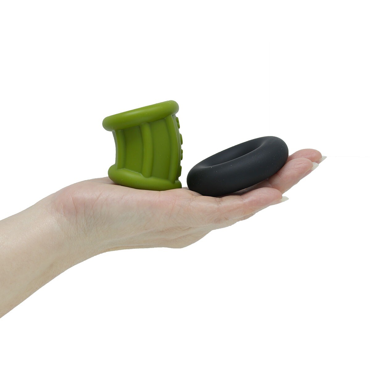 Silicone Penis Ring Cock Scrotum Ball Stretcher Set Prolong Delay Sex Toy