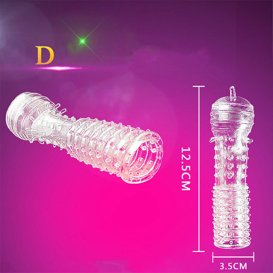 10PCS Cock Sleeve Silicone Super Stretchy Strong Stay-Harder Penis Rings Sex Toy