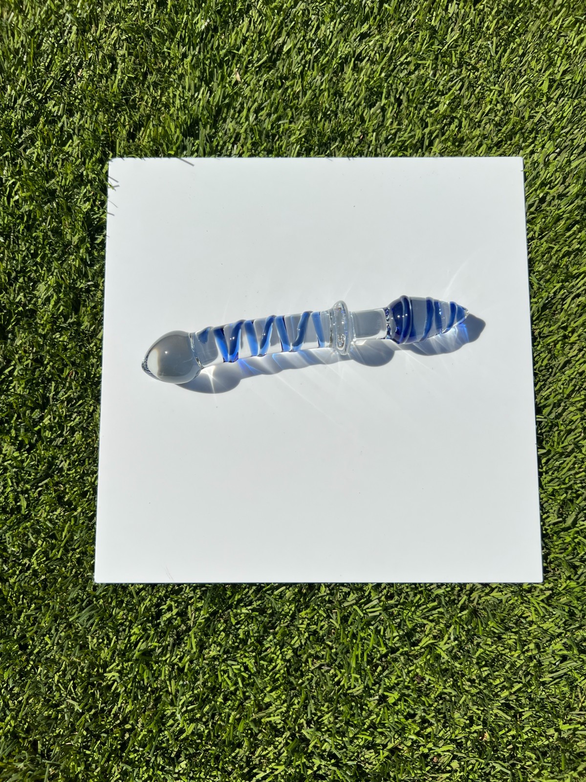Double ended Anal Dildo – Dildo and Butt Plug In One – Smooth Ribbed Texture
