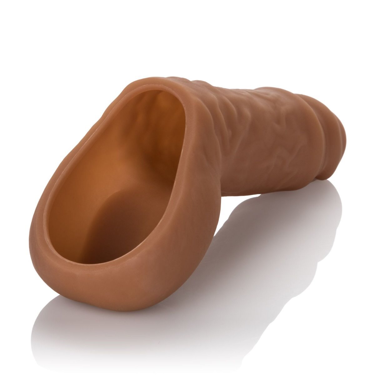 Soft Silicone Black Hollow FTM STP Packer Penis with Stand to Pee Function