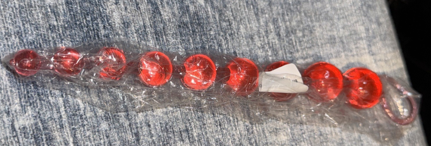ANAL BEADS for sex & mischief ** PEACH CAMPARI ** SHIPS FAST FROM USA!!