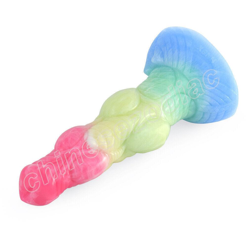7.4″ Big Knot Dildo Huge Dong Cock Anal Butt Plug Women Masturbator Ass Sex Toy