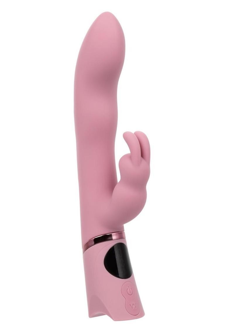 Orgasmatron Digital G-Bunny Rechargeable Silicone Rabbit -Pink