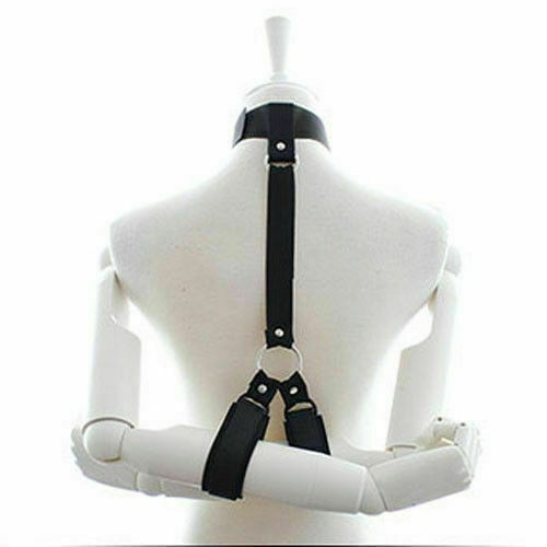 BDSM Women&men Bondage Kit Neck Collar Restraint Set Love Black Slave Hand Cuffs