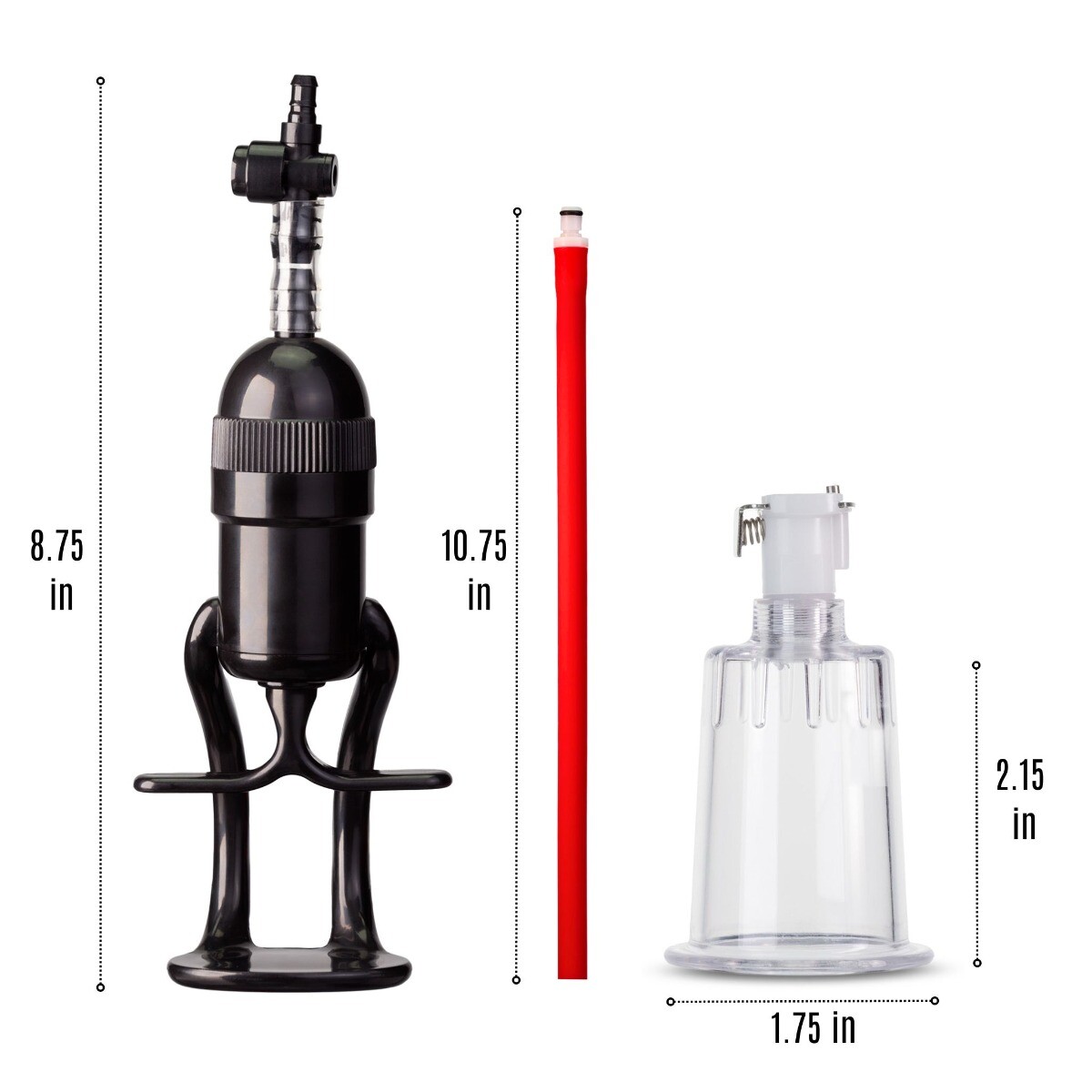 Suck Her Nipple and Clit Play Vaginal Suction Pussy Pump System Sex Toys