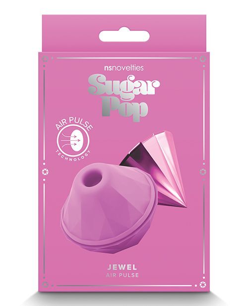 Sugar Pop Jewel Air Pulse Vibe Toy 7 Suction Patterns Gem Compact Vibrator
