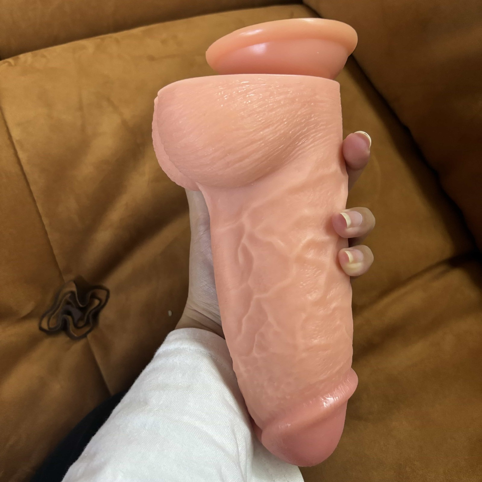 XL HUGE Dildo-Realistic-Thick Fat Cock-Suction-Cup-Men-Penis Sex toy for Female