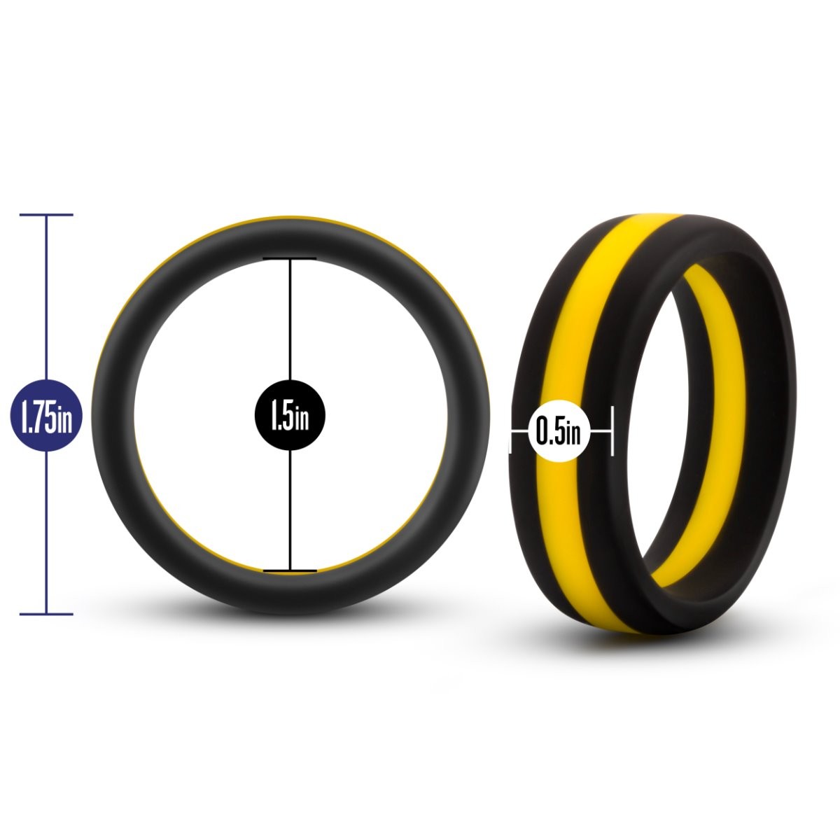 Soft Stretchy Silicone Penis Cock Ring Enhancer Prolong Delay Sex Toys for Men