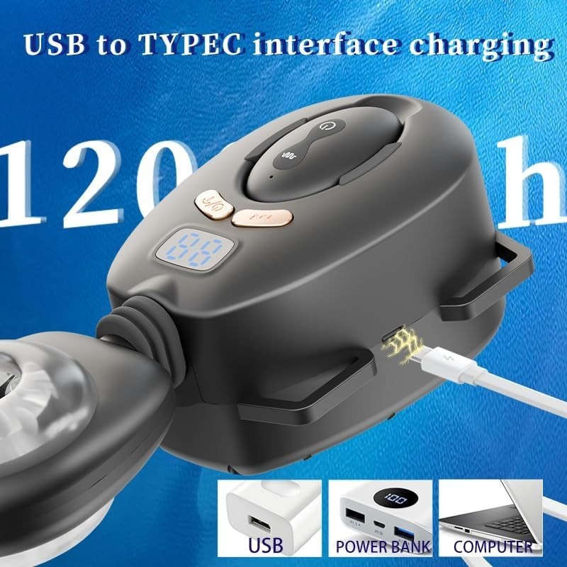 Waterproof Male Masturbator with 3D Textured Sleeve for Maximum Stimulation
