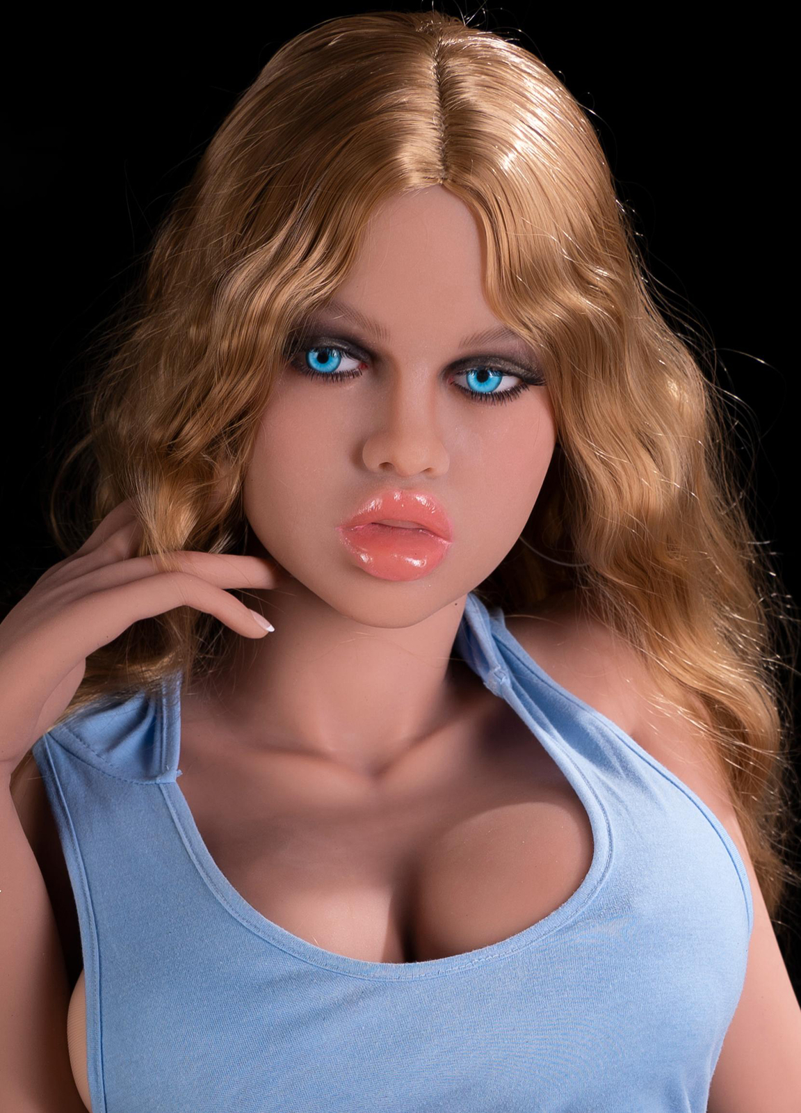 Realistic Sex Doll Head Thick Lips TPE Masturbator Adult Love Toys for Men