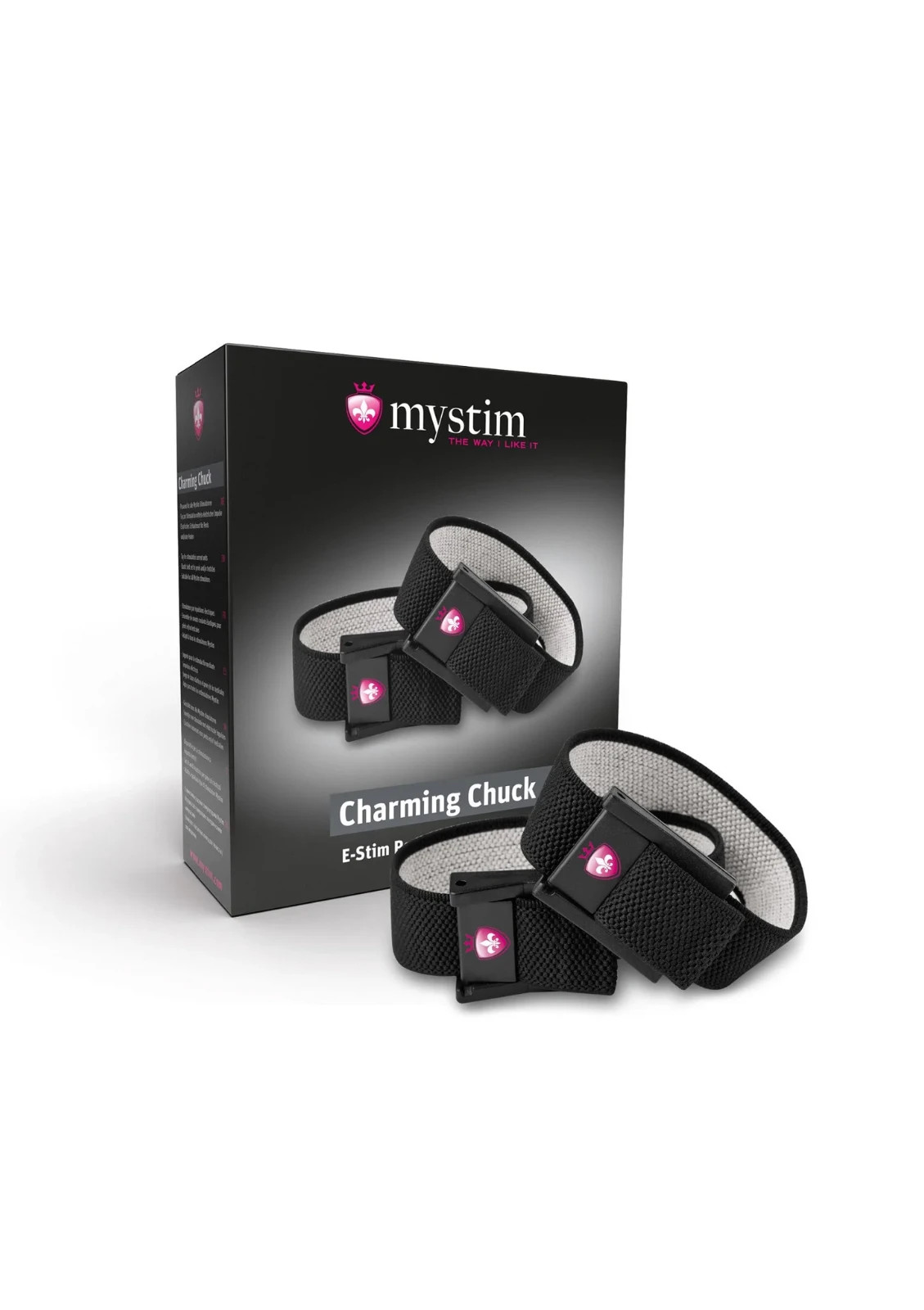 Mystim Charming Chuck Flexible Adjustable Straps e-stim Strap Set Men Penis
