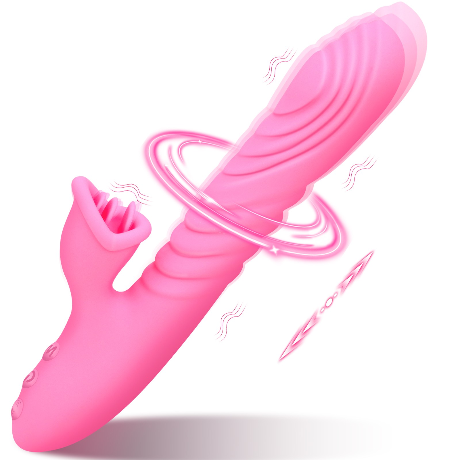 Rabbit Vibrator Sex Toy for Women – Dildo & Clit Vibrator Adult Toy 7 Modes