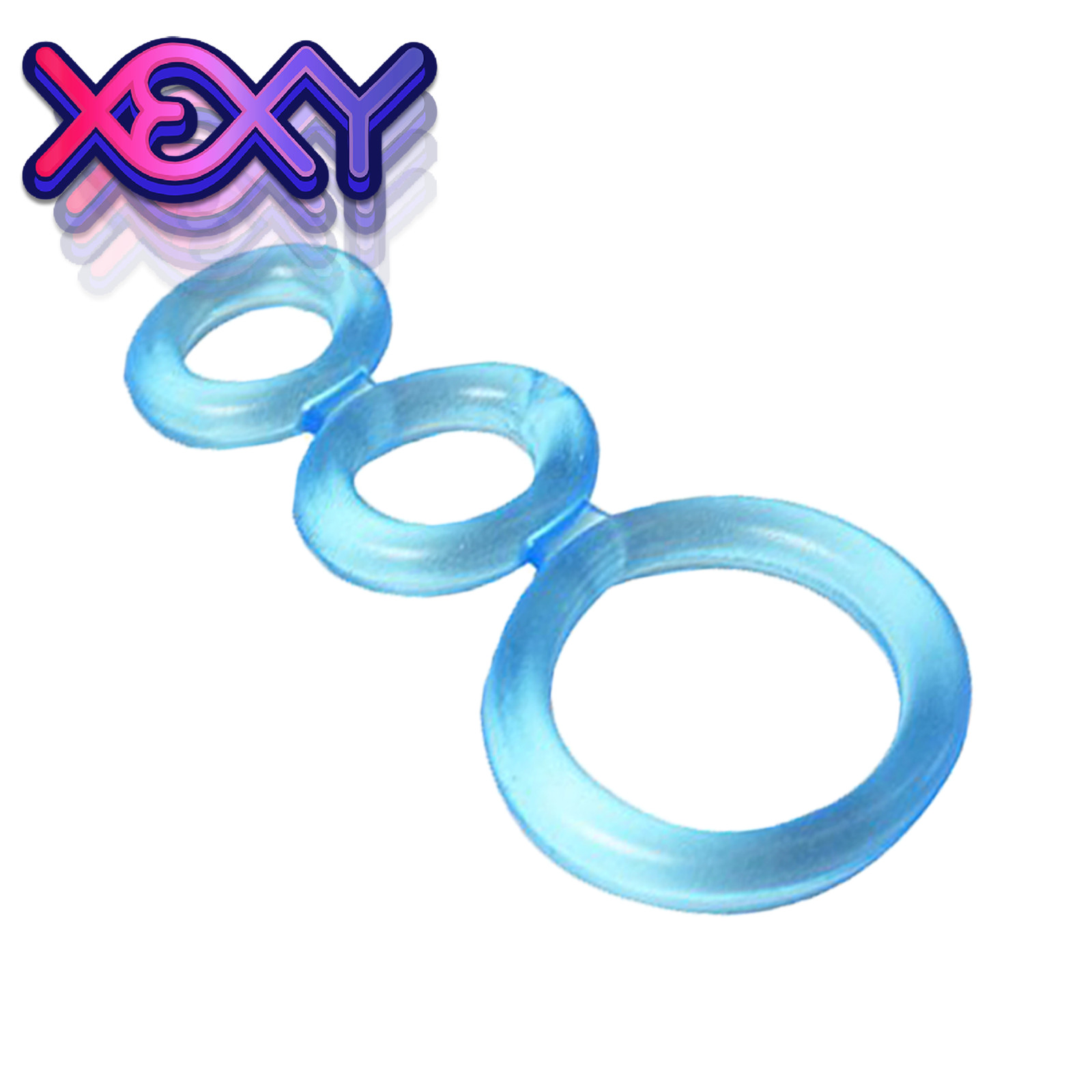 OhLYMPIC: Triple Cock & Ball Ring Penis Dick Ring Enlarger ED Xexy Adult Sex Toy