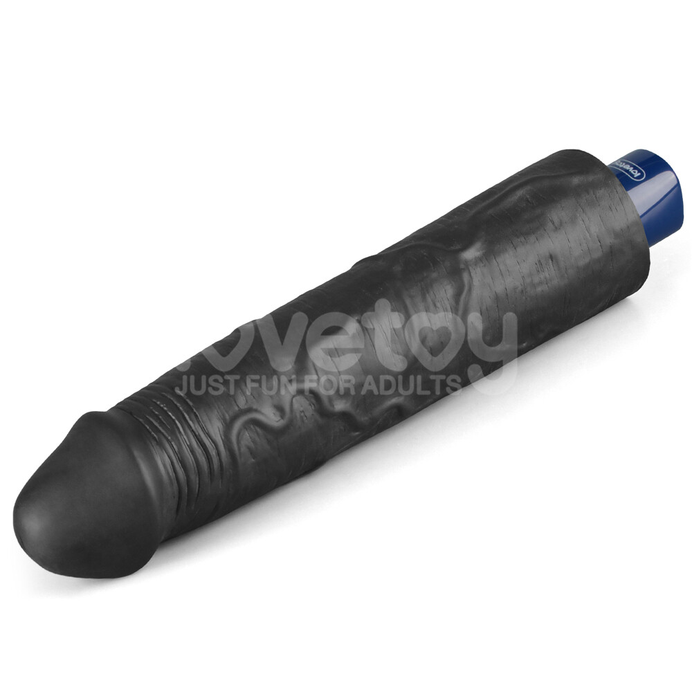 9.5 inch Real Soft Skin Rechargeable Vibrating Dildo 10 Speed Sex Toy for Women