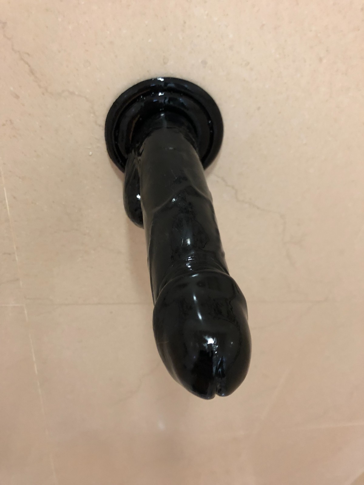 BBC Premium Black 8″ Silicone Dildo Realistic Thick Body Safe Strong Suction Cup