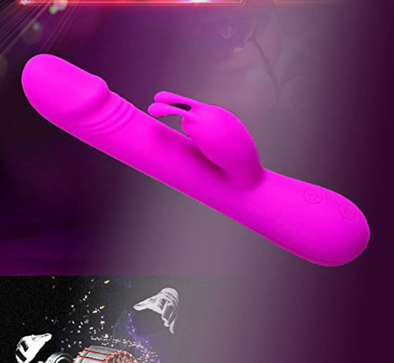 Rechargeable Multi-Speed G-spot Clit Rabbit Vibrator Dildo Sex-toys for Women