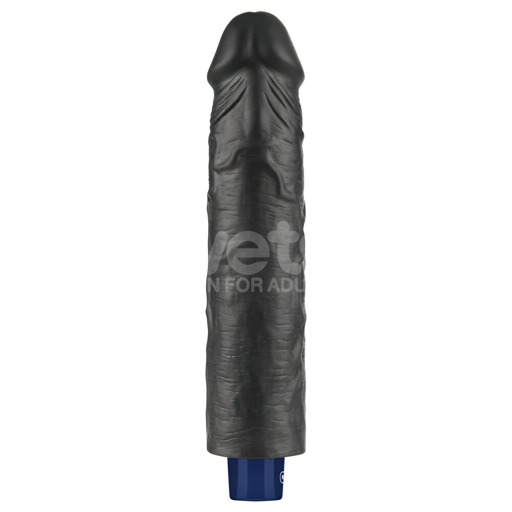 9.5 inch Real Soft Skin Rechargeable Vibrating Dildo 10 Speed Sex Toy for Women