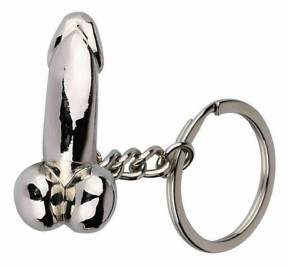 Novelty gift Penis Metal Car Key Chain Keyring Keychain Keyfob Bachelorette USA