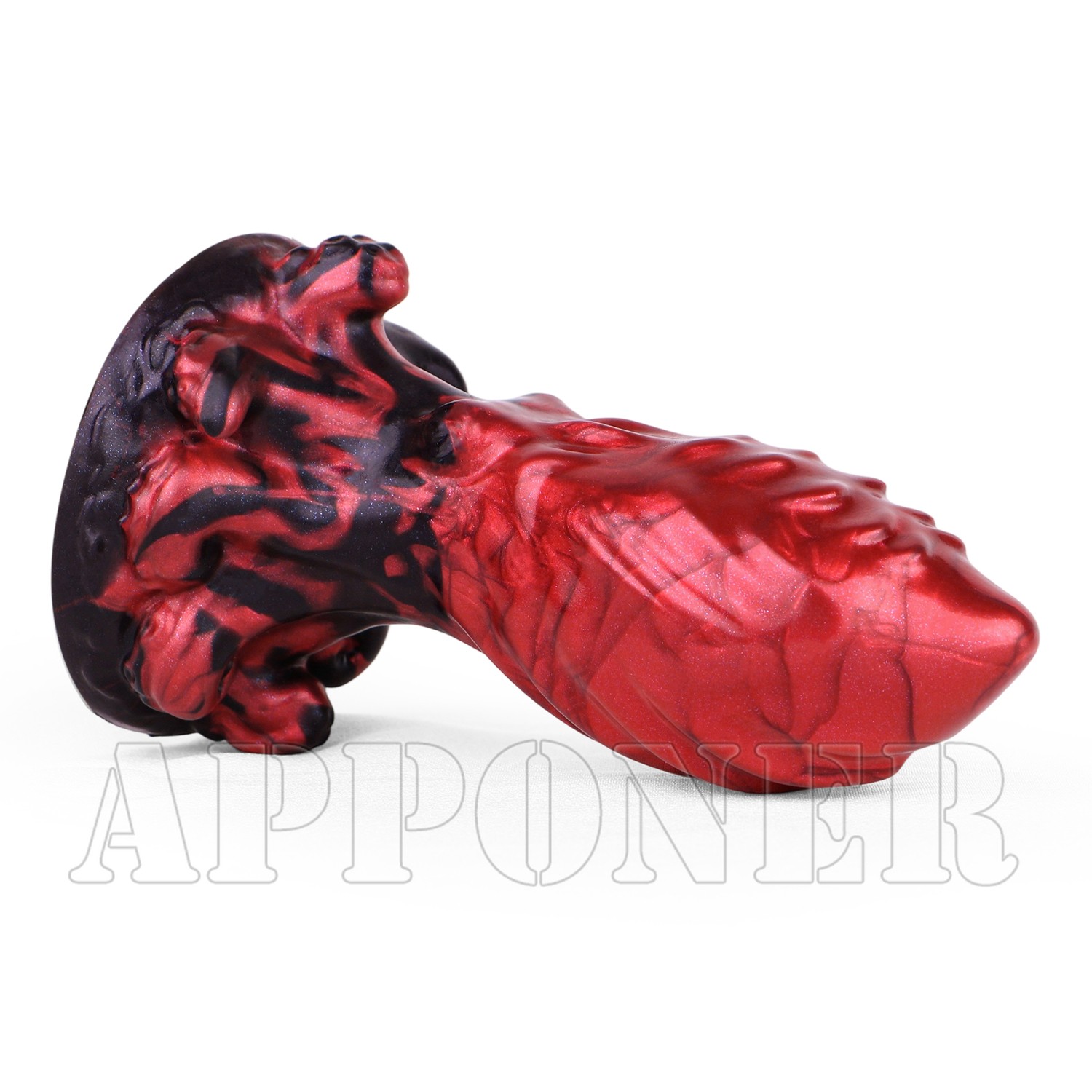 Red Anal Plug Fantasy Dildo with Sucker Silicone ButtPlug Anal Vagina Sex Toys
