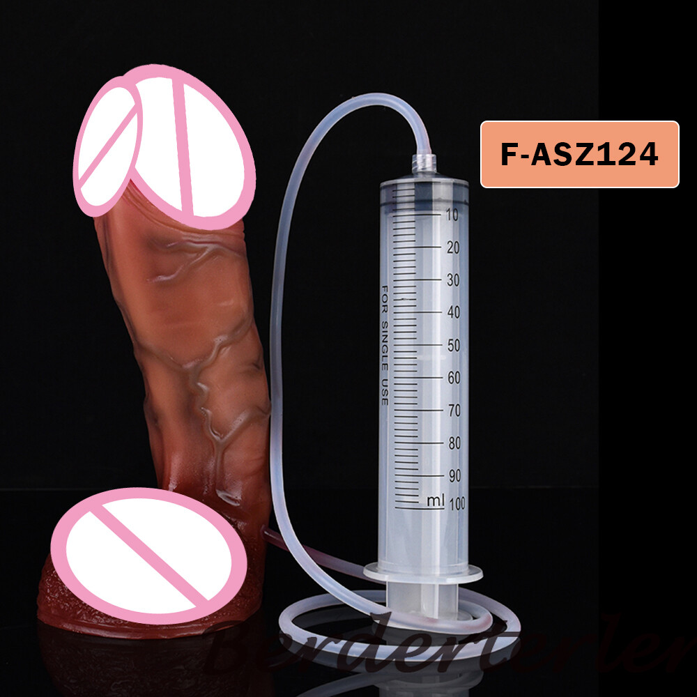7 Styles Realistic Squirting Dildos Ejaculating Anal Plug with Sucker