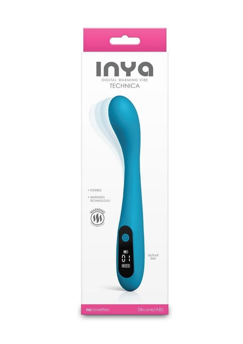 INYA Technica Rechargeable Silicone G-Spot Vibrator – Blue