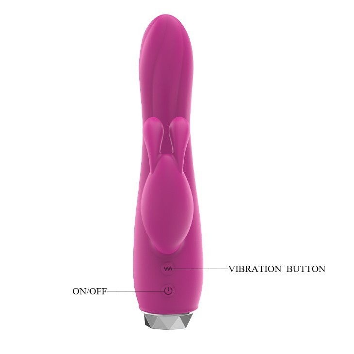 Silicone Wireless Rabbit Vibrator Massager Waterproof G Spot Power For Women