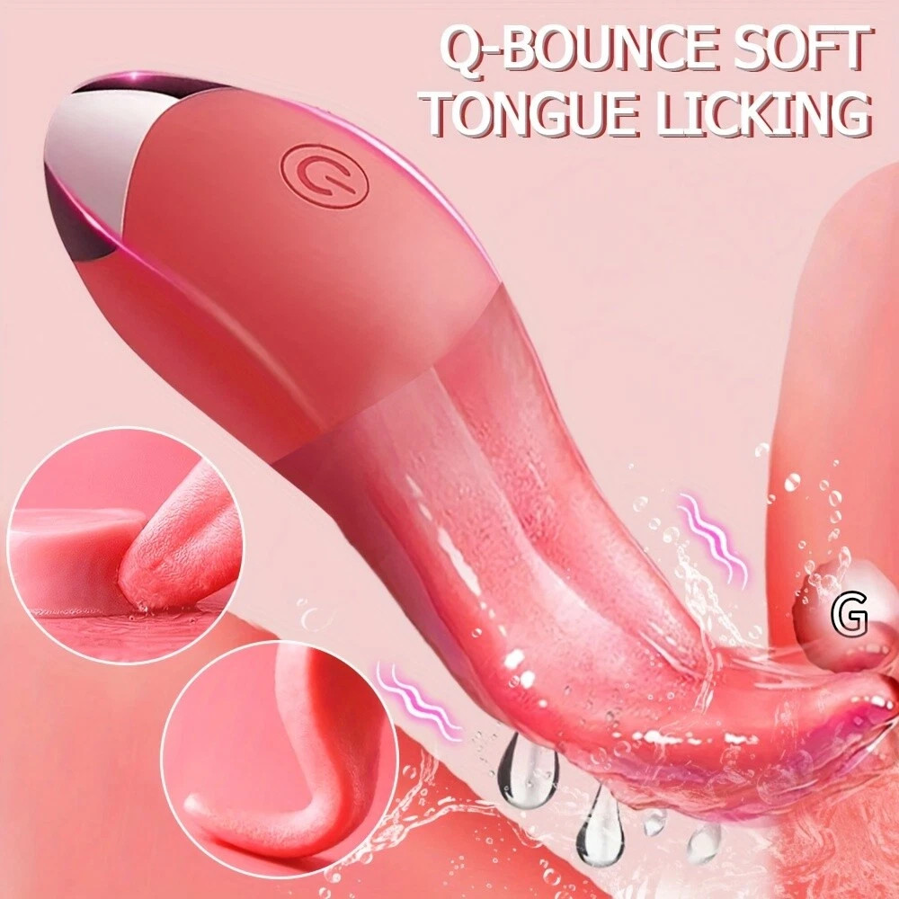 Powerful Tongue Massager Full Body Stimulation Licking Massage Wand Women Men