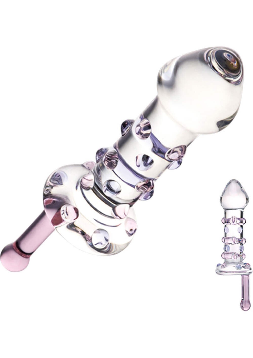 Glas Candy Land Juicer Glass Dildo with Pleasure