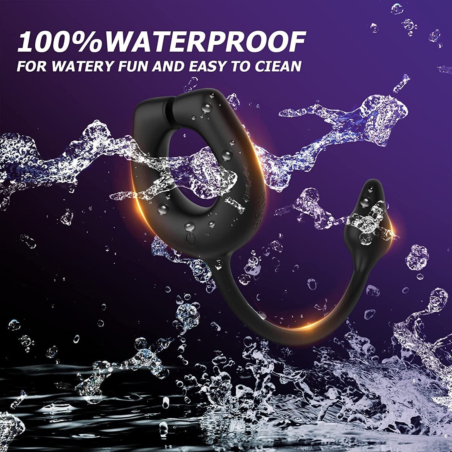 Penis Cock Ring Anal Vibrator Butt Plug Male Prostate Massager Sex Toys for Men