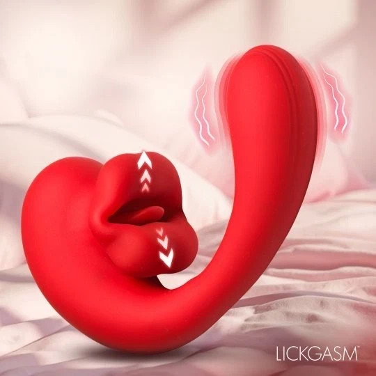 Lickgasm G-Kiss Kissing G-Spot Rechargeable Silicone Vibrator