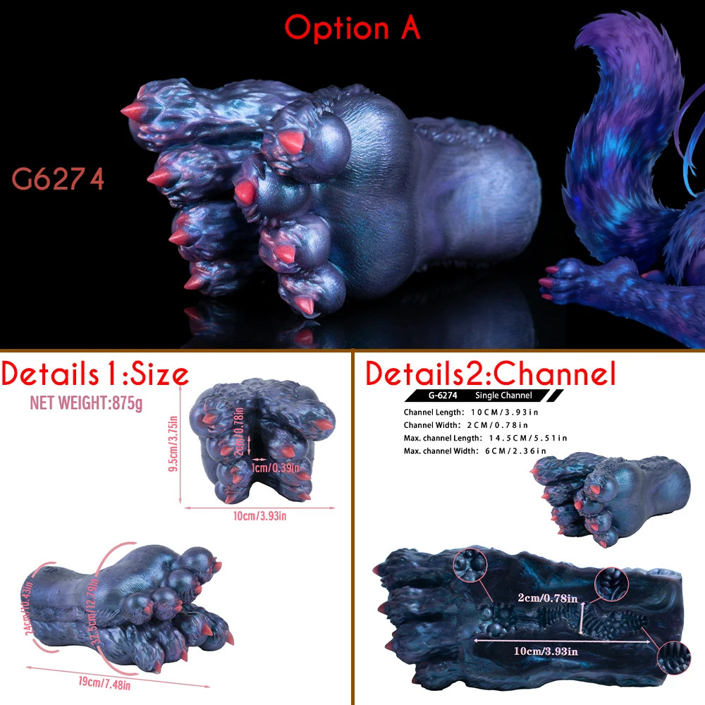2026 Fantasy Monster Foot Male Masturbator Single Channel Pocket Pussy Sex Toys