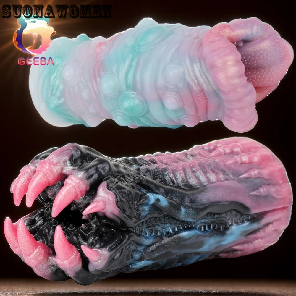 Silicone Alien Stroker Fantasy Single Channel Masturbator Unique Adult Sex Toys