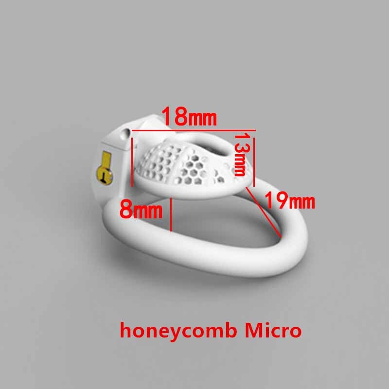 New Male Chastity Cage Device Realistic Sissy Men Lock Clitty Sissy with 4 Rings