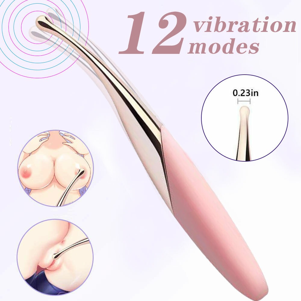 Rechargeable-Vibrator Clit G-Spot Dildo-Massager Anal Sex Toy for-Women-Orgasm