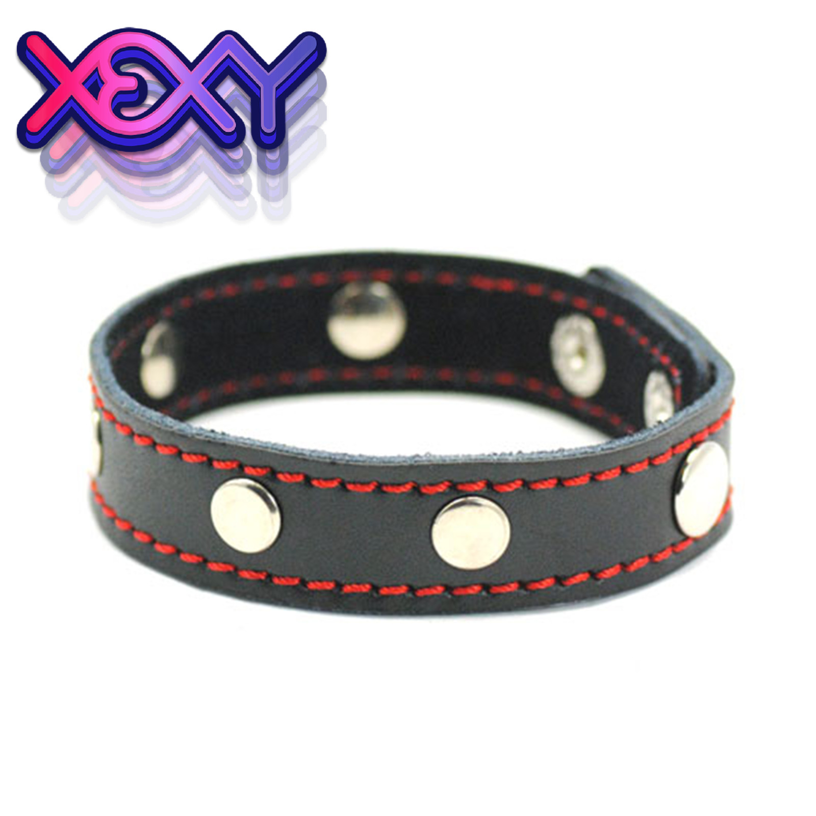 Leather Adjustable Cock Restraint Strap Hard Erections Penis Ring Adult Mens Sex