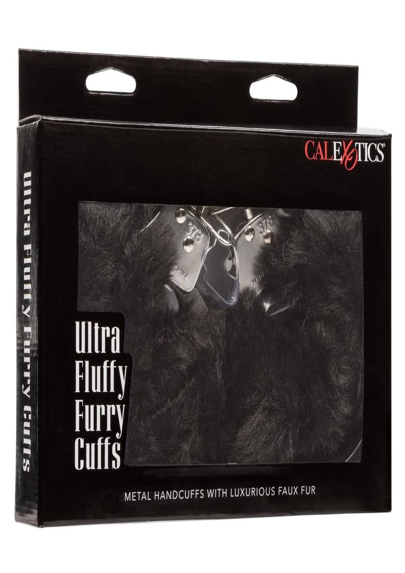 Ultra Fluffy Furry Cuffs – Black