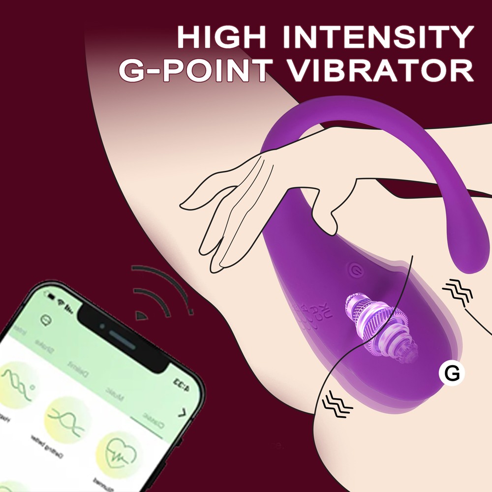 Wireless APP Control Vibrator Control Bullet Egg G-Spot Dildo Sex Toys For Women