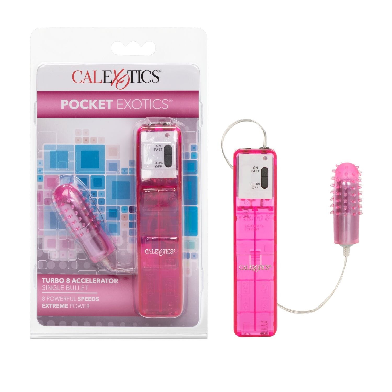 Turbo 8 Accelerator Bullet Vibe Sex Toys for Women (Clitoral Sleeve + Remote)