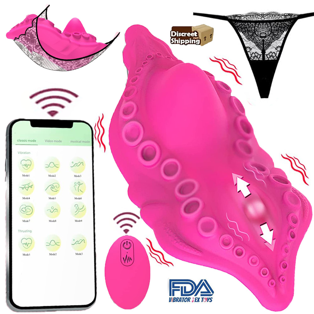 Wearable Vibrator G-Spot Dildo Clit Clitoris Massager Sex Toys For Women Remote